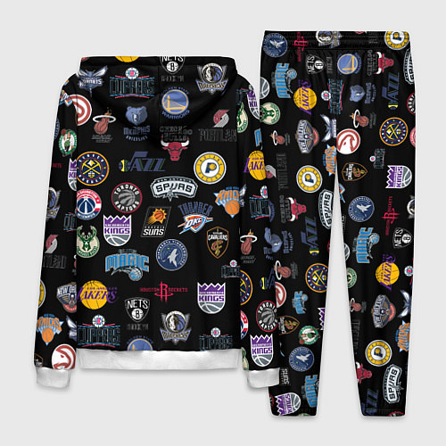 Мужской костюм NBA Pattern / 3D-Белый – фото 2