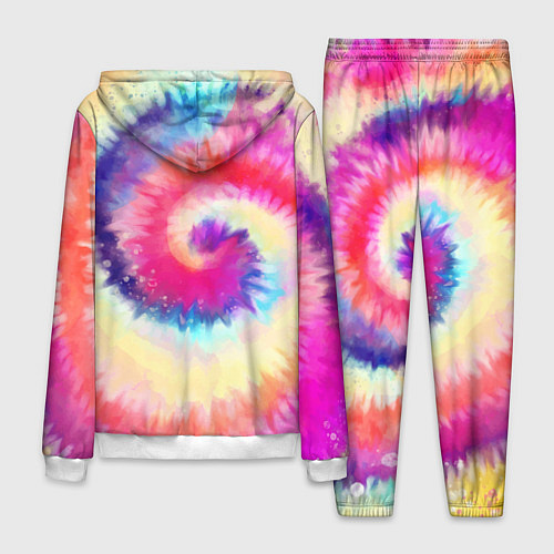 Мужской костюм Tie Dye vortex / 3D-Белый – фото 2