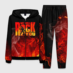 Костюм мужской Queen - We Will Rock You, цвет: 3D-черный