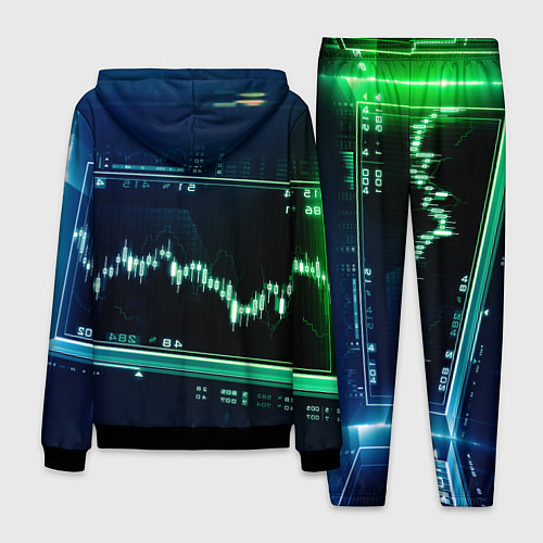 Мужской костюм Трейдинг 07 / 3D-Черный – фото 2