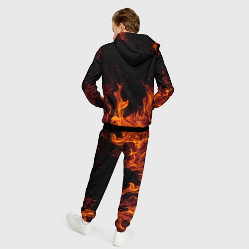 Мужской костюм Ozzy Osbourne / 3D-Черный – фото 4