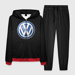 Костюм мужской Volkswagen Logo, цвет: 3D-красный