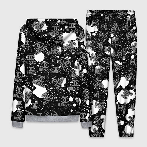 Мужской костюм Benzo Gang - Big Baby Tape / 3D-Меланж – фото 2