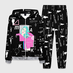 Костюм мужской Billie Eilish, цвет: 3D-меланж