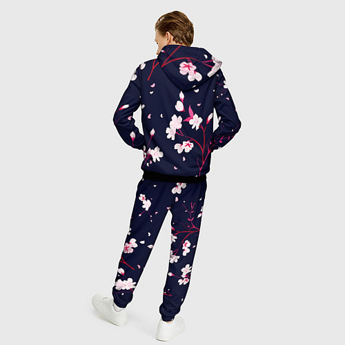 Мужской костюм Сакура / 3D-Черный – фото 4