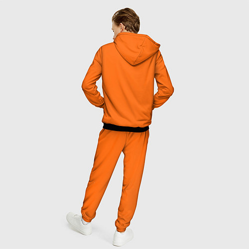 Мужской костюм Цвет апельсиновая корка / 3D-Черный – фото 4