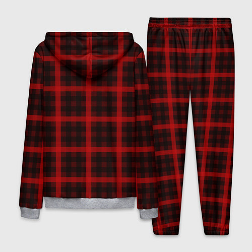 Мужской костюм Шотландка / 3D-Меланж – фото 2