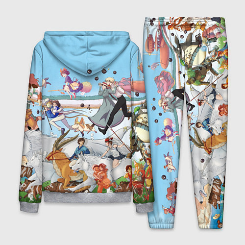 Мужской костюм Studio Ghibli / 3D-Меланж – фото 2