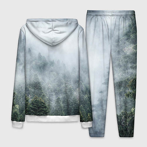 Мужской костюм Туманный лес / 3D-Белый – фото 2