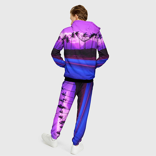 Мужской костюм HOTLINE MIAMI / 3D-Черный – фото 4