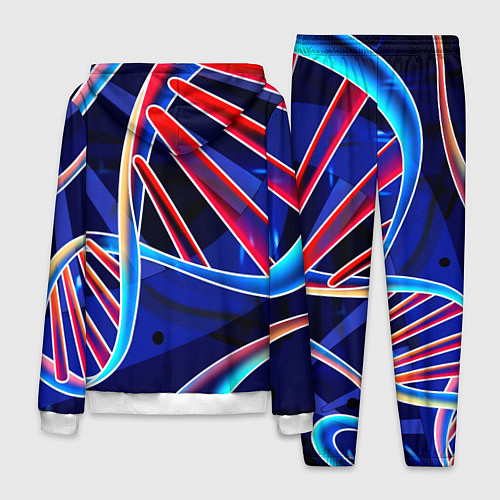 Мужской костюм ДНК / 3D-Белый – фото 2