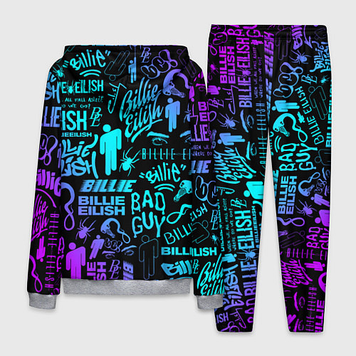 Мужской костюм BILLIE EILISH БИЛЛИ АЙЛИШ / 3D-Меланж – фото 2