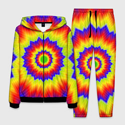 Костюм мужской Tie-Dye, цвет: 3D-черный