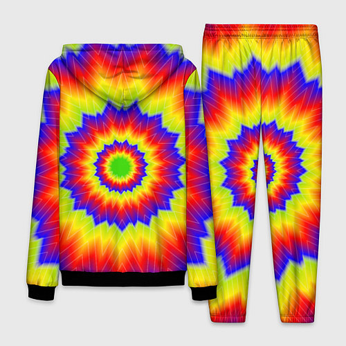 Мужской костюм Tie-Dye / 3D-Черный – фото 2