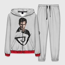 Костюм мужской Настоящий детектив, цвет: 3D-красный