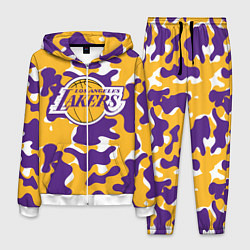 Костюм мужской LA LAKERS ЛЕЙКЕРС, цвет: 3D-белый