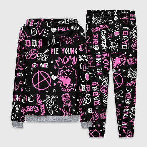 Мужской костюм LIL PEEP / 3D-Меланж – фото 2