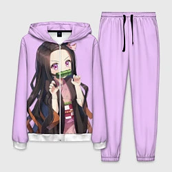 Костюм мужской Nezuko Kamado Neit, цвет: 3D-белый