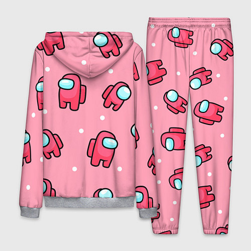 Мужской костюм Among Us - Розовый цвет / 3D-Меланж – фото 2