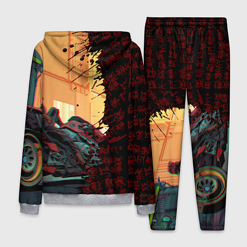 Мужской костюм Киберпанк / 3D-Меланж – фото 2