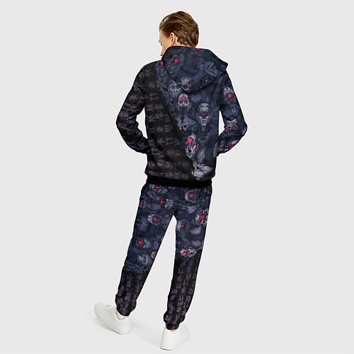 Мужской костюм Cyberpunk 2077 / 3D-Черный – фото 4