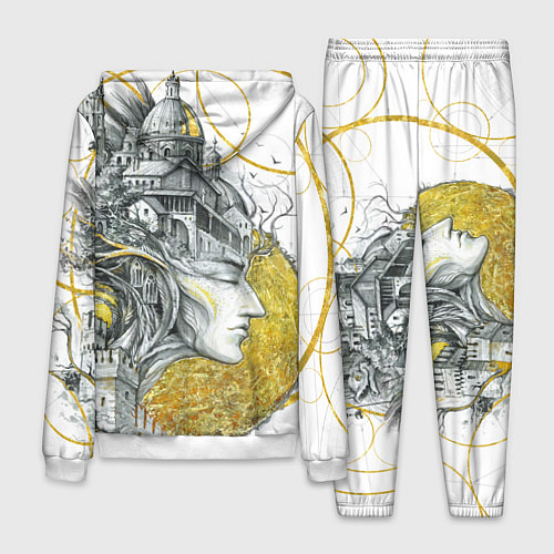 Мужской костюм Мечты города / 3D-Белый – фото 2