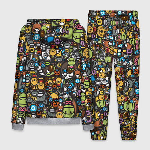 Мужской костюм АНИМЕ СМАЙЛЫ / 3D-Меланж – фото 2