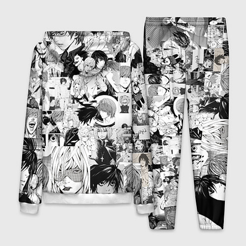 Мужской костюм Тетрадь смерти / 3D-Белый – фото 2