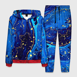 Костюм мужской СИНИЙ ГРАНИТ, цвет: 3D-красный