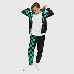 Костюм мужской Kamado Tanjirou Kimetsu no Yaiba, цвет: 3D-белый — фото 2