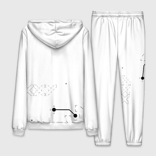 Мужской костюм Desert Eagle: Printstream White / 3D-Белый – фото 2