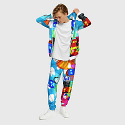 Костюм мужской Geometry Dash, цвет: 3D-белый — фото 2