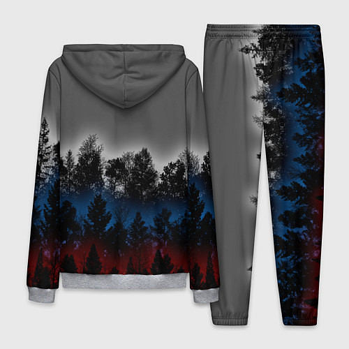 Мужской костюм Флаг из леса / 3D-Меланж – фото 2