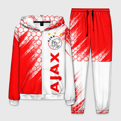 Костюм мужской FC AJAX AMSTERDAM ФК АЯКС, цвет: 3D-белый