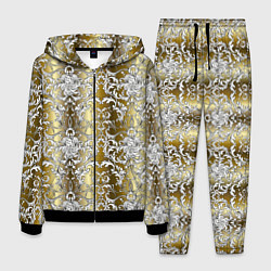 Костюм мужской Versace gold & white, цвет: 3D-черный