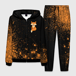 Костюм мужской Foxy - Paint, цвет: 3D-черный