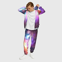 Костюм мужской Космос, сияние и звезды, цвет: 3D-меланж — фото 2