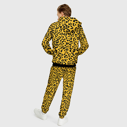 Мужской костюм Леопард желтый / 3D-Черный – фото 4