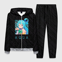 Костюм мужской Аква Aqua Коносуба KonoSuba, цвет: 3D-меланж