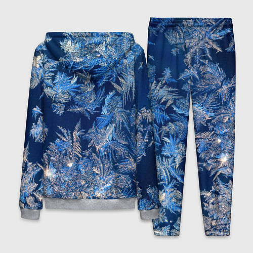Мужской костюм Снежинки макро snowflakes macro / 3D-Меланж – фото 2