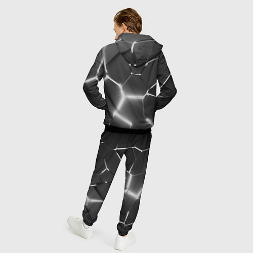 Мужской костюм AUDI GREY 3D ПЛИТЫ / 3D-Черный – фото 4