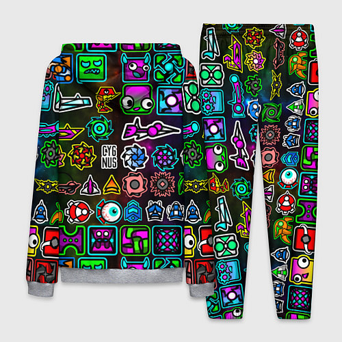 Мужской костюм Geometry Dash: Heroes / 3D-Меланж – фото 2