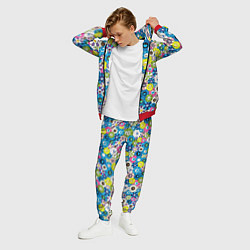 Костюм мужской Takashi Murakami Улыбающиеся цветы, цвет: 3D-красный — фото 2