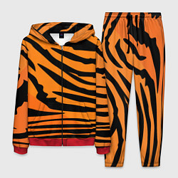 Костюм мужской Шкура шерсть тигра, цвет: 3D-красный