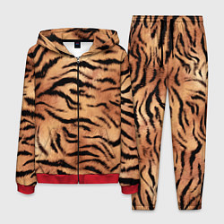 Костюм мужской Шкура тигра текстура, цвет: 3D-красный