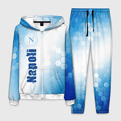 Костюм мужской SSC NAPOLI Napoli Соты, цвет: 3D-белый