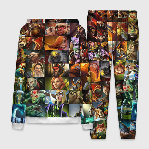 Мужской костюм HEROES DOTA 2 ПЕРСОНАЖИ ДОТА 2 / 3D-Белый – фото 2