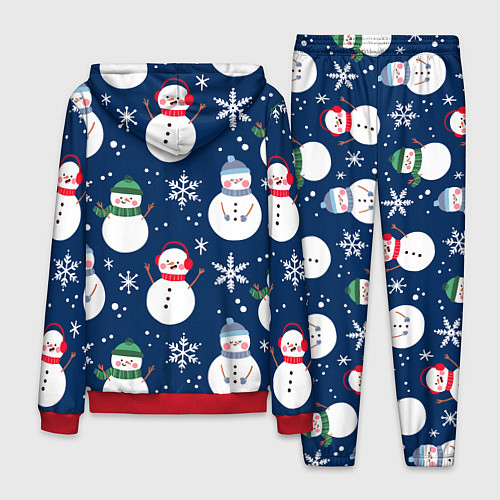 Мужской костюм НОВЫЙ ГОД 2022 ПАТТЕРН / 3D-Красный – фото 2