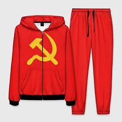 Костюм мужской Красный Советский союз, цвет: 3D-черный