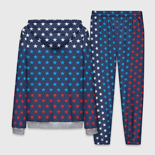 Мужской костюм Флаг в звездах / 3D-Меланж – фото 2